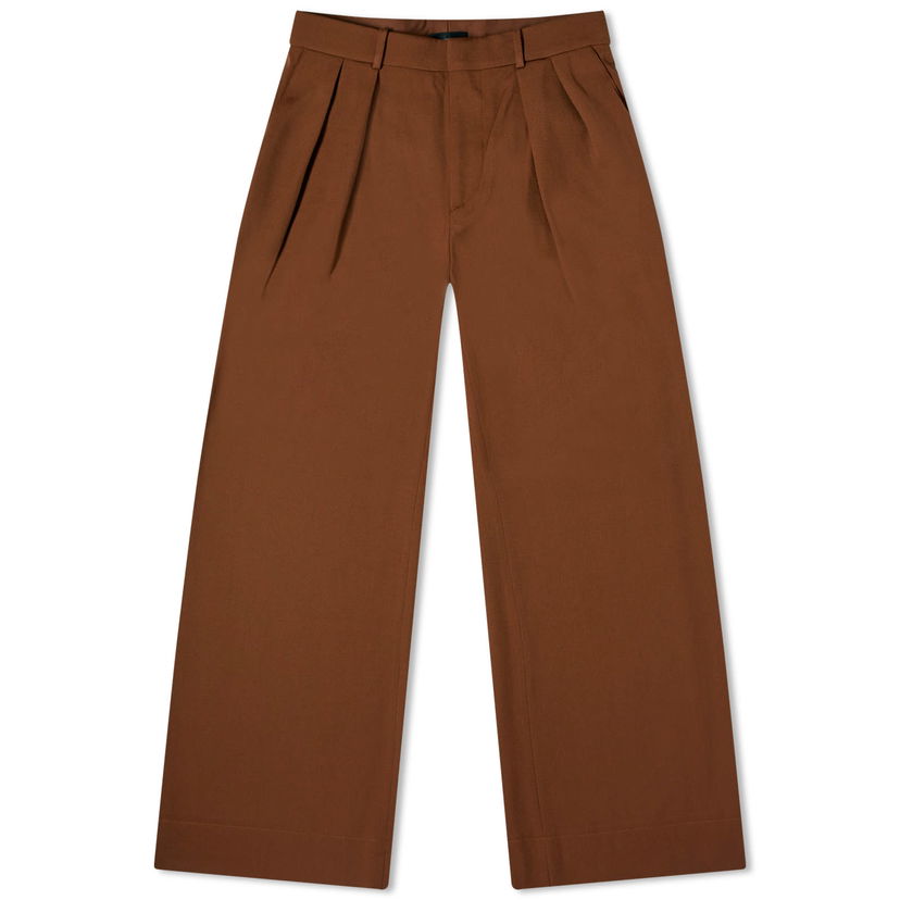 Bukser og jeans WARDROBE.NYC Low Rise Brun | W2075PC