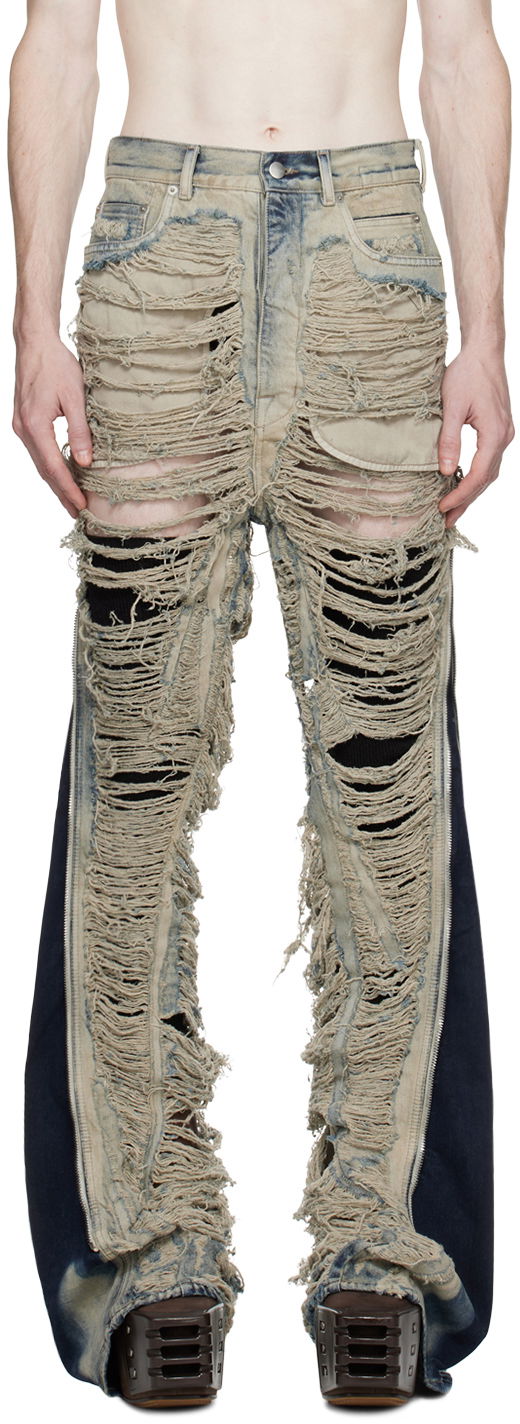 Jeans Rick Owens Bolan Banana Jeans Grøn | RR02C7313 DMPSH, 0