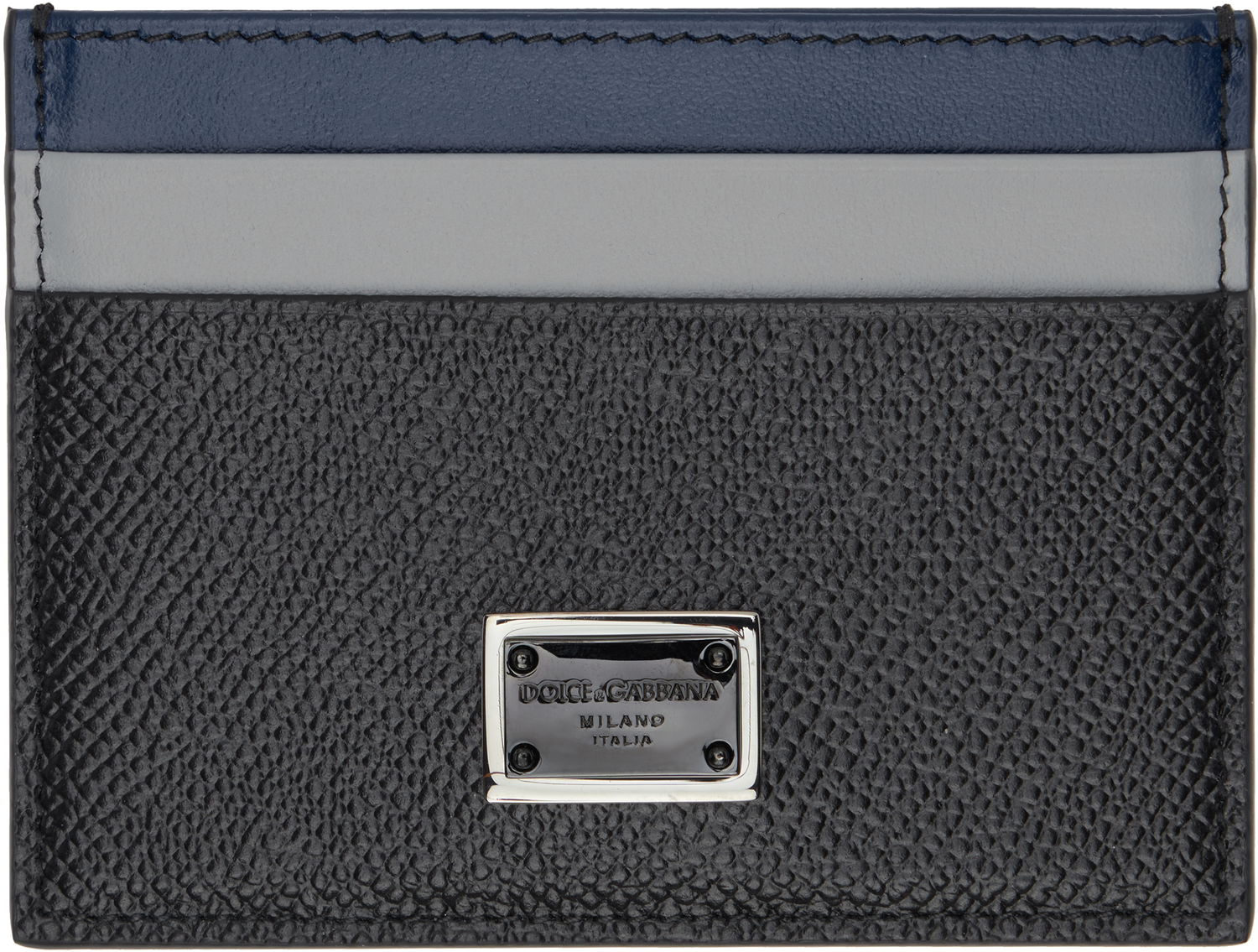 Tegnebog Dolce & Gabbana Dolce&Gabbana Dauphine Leather Card Holder Sort | BP0330A6N72, 0