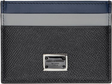 Tegnebog Dolce & Gabbana Dolce&Gabbana Dauphine Leather Card Holder Sort | BP0330A6N72, 0