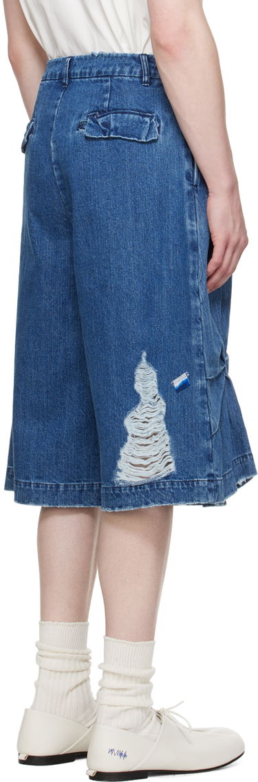 Shorts ADER ERROR Distressed Denim Shorts Blå | BN01SSJE0201BL, 2
