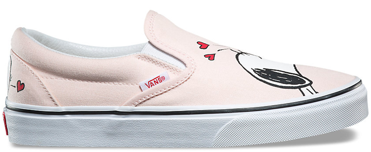 Sneakers og sko Vans Slip-On Peanuts Smack Lyserød | VN0A38F7OQV, 0