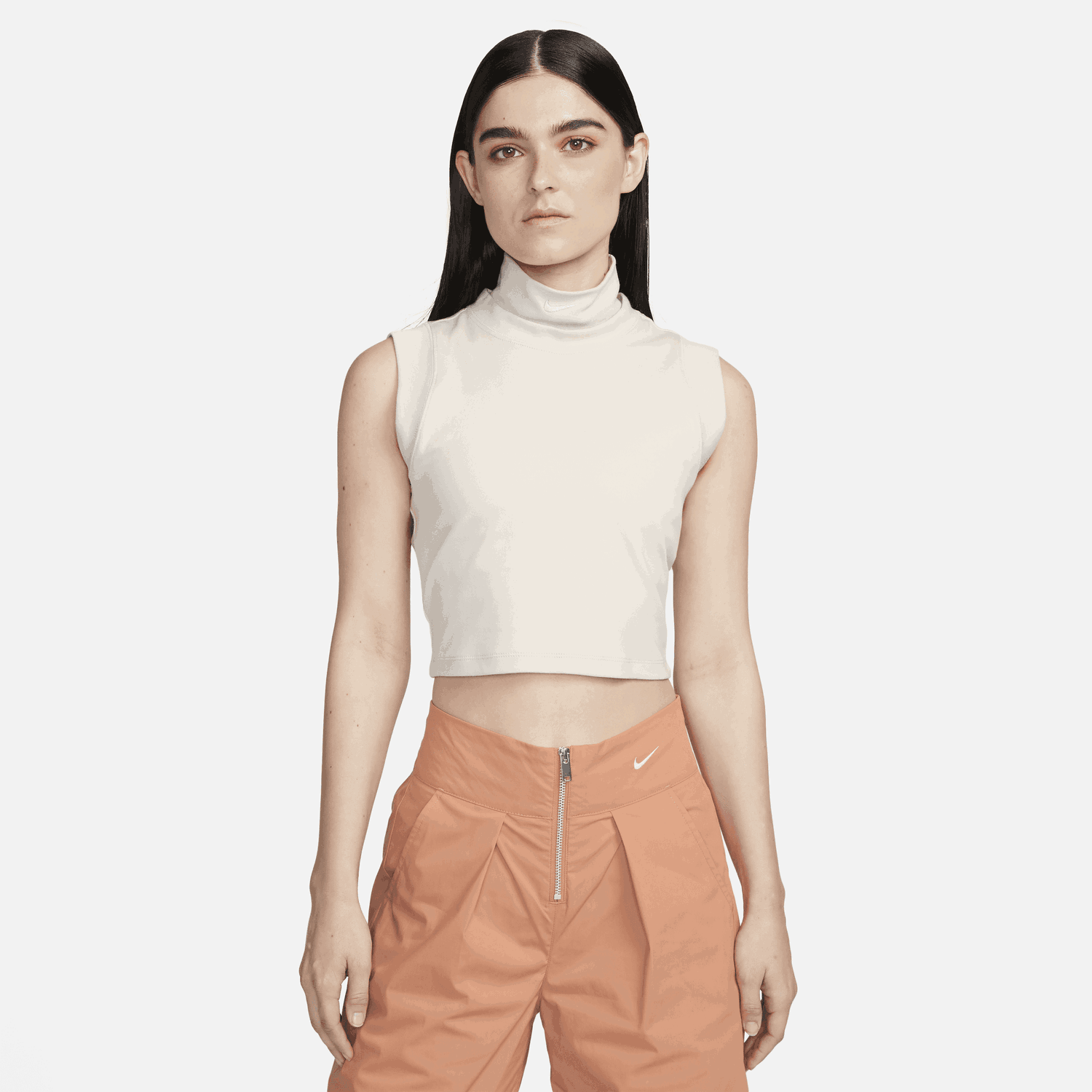 Crop top Nike Sportswear Collection Hvid | FB8343-104, 0