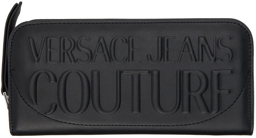 Tegnebog Versace Jeans Couture Embossed Wallet Sort | E75VA5PN1_EZS412, 0