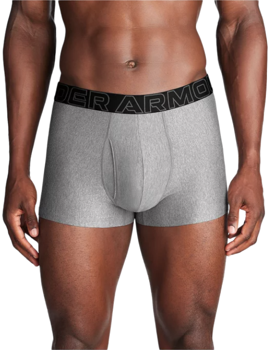 Boksere Under Armour Performance Tech™ 3" 3P Grå | 1383882-035