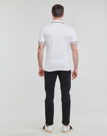 Polo skjorte CALVIN KLEIN TIPPING SLIM POLO Hvid | J30J315603-YAF-NOOS=J30J315603-YAF, 3