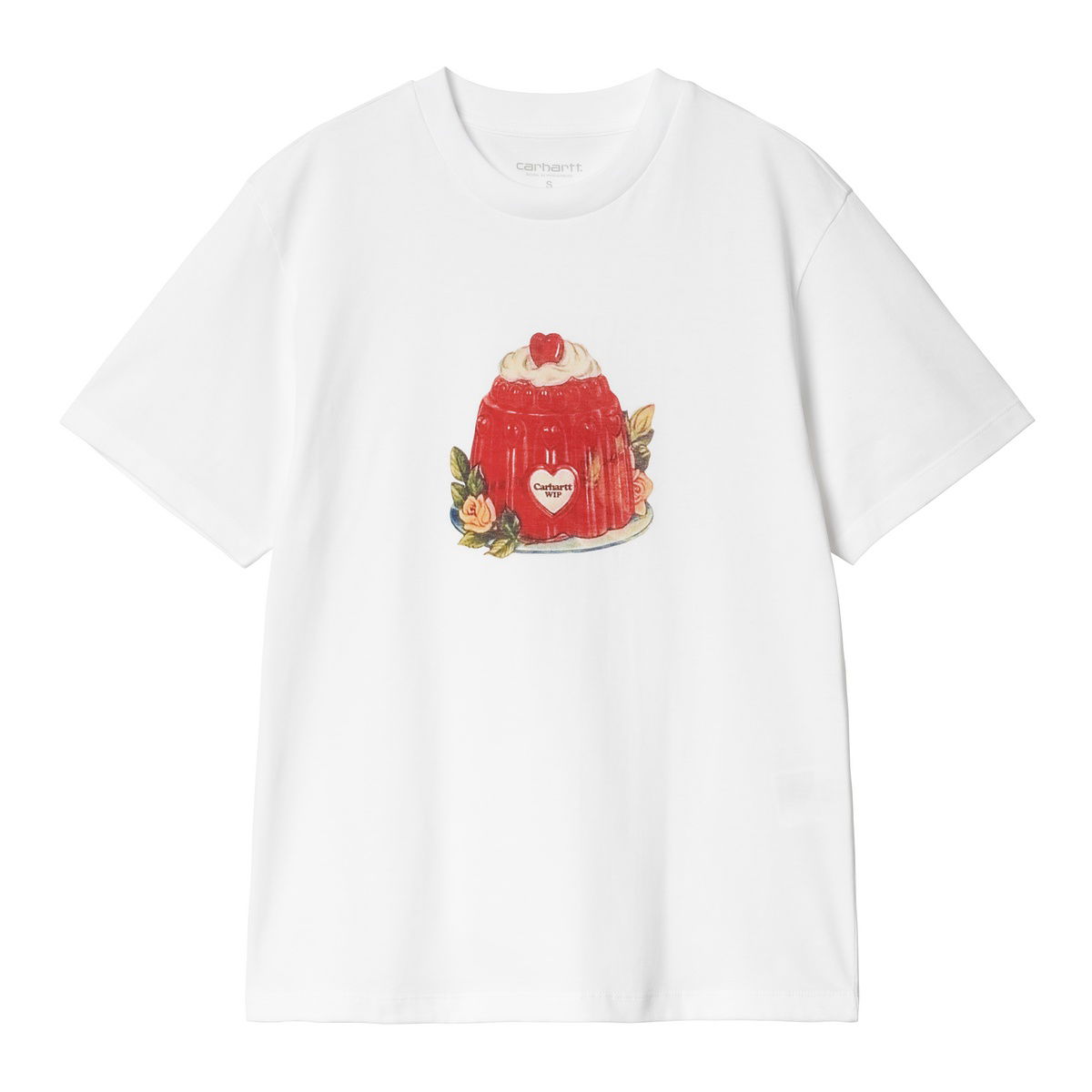 T-shirt Carhartt WIP Short Sleeve Pudding Graphic T-Shirt Hvid | I034435_4, 0