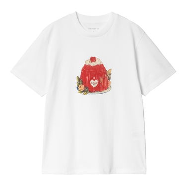 T-shirt Carhartt WIP Short Sleeve Pudding Graphic T-Shirt Hvid | I034435_4, 0