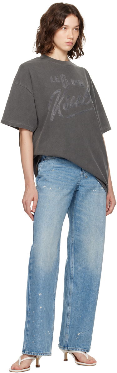 T-shirt Ksubi Ksubi 'Le Club' Boyfriend T-Shirt Grå | WPF25TE005, 3