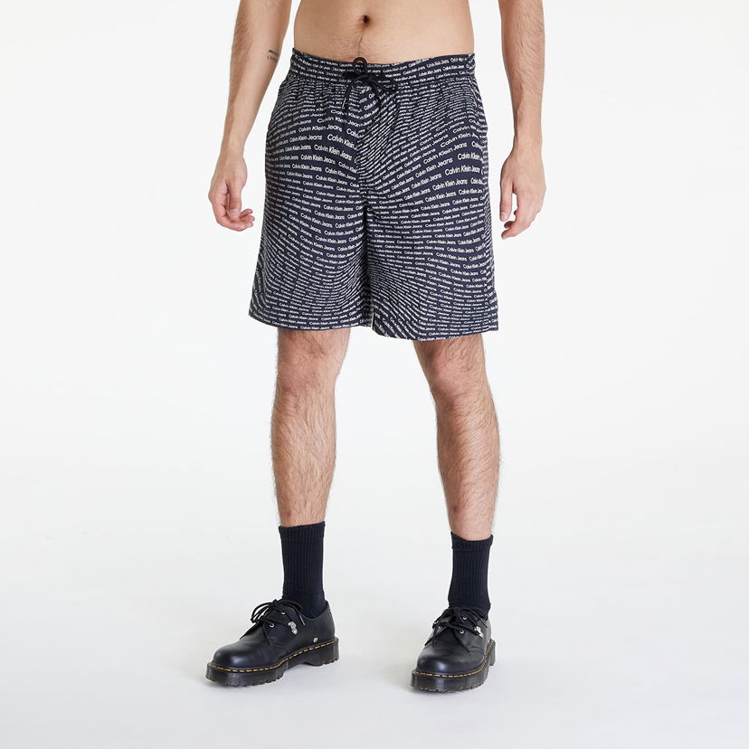 Shorts CALVIN KLEIN Aop Shorts Black Sort | J30J325473 0GP