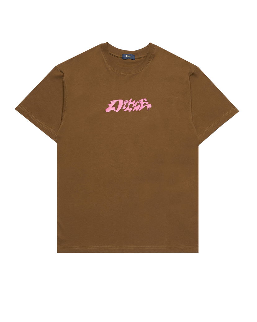 T-shirt Dime Happy T-Shirt Brun | DIMEFA2430BRW