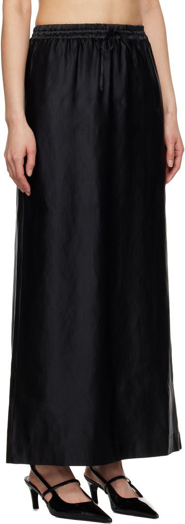 Nederdel Loulou de Saison Loulou de Saison Liam Maxi Skirt Sort | LIAM, 1