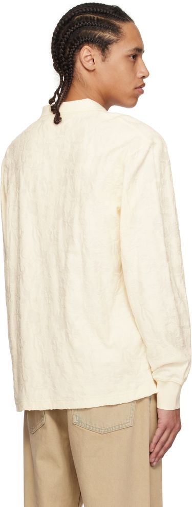Polo skjorte Soulland Soulland Robert Plush Long Sleeve Polo Hvid | 51000-1308, 2