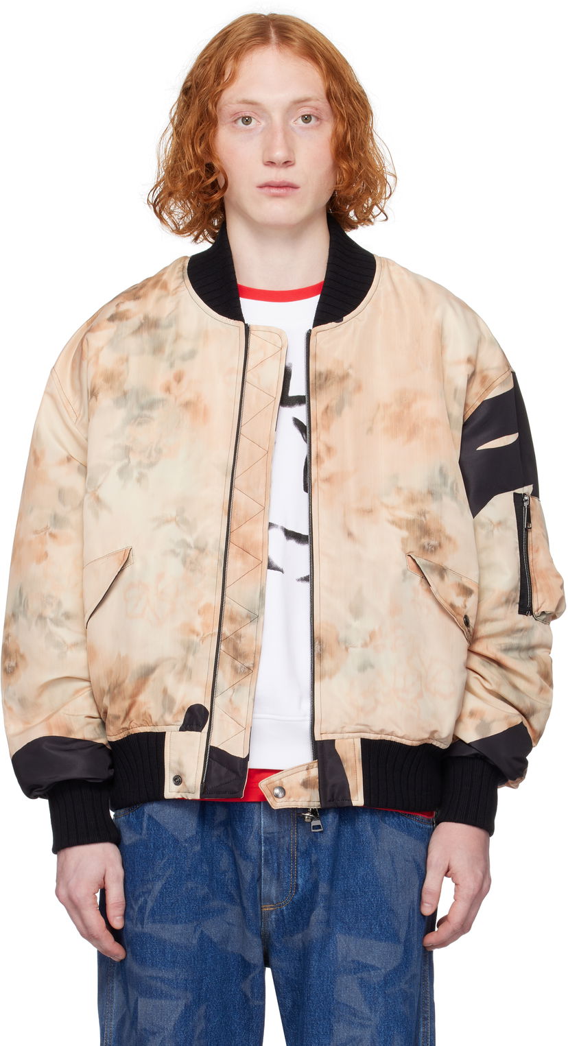Bomberjakke Vivienne Westwood Vivienne Westwood Bernardo Bomber Jacket Beige | 33040004-W012C-