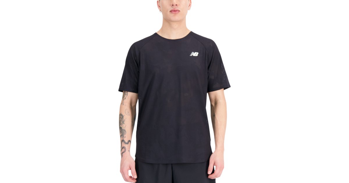 T-shirt New Balance Q Speed Sort | mt33281bk, 1