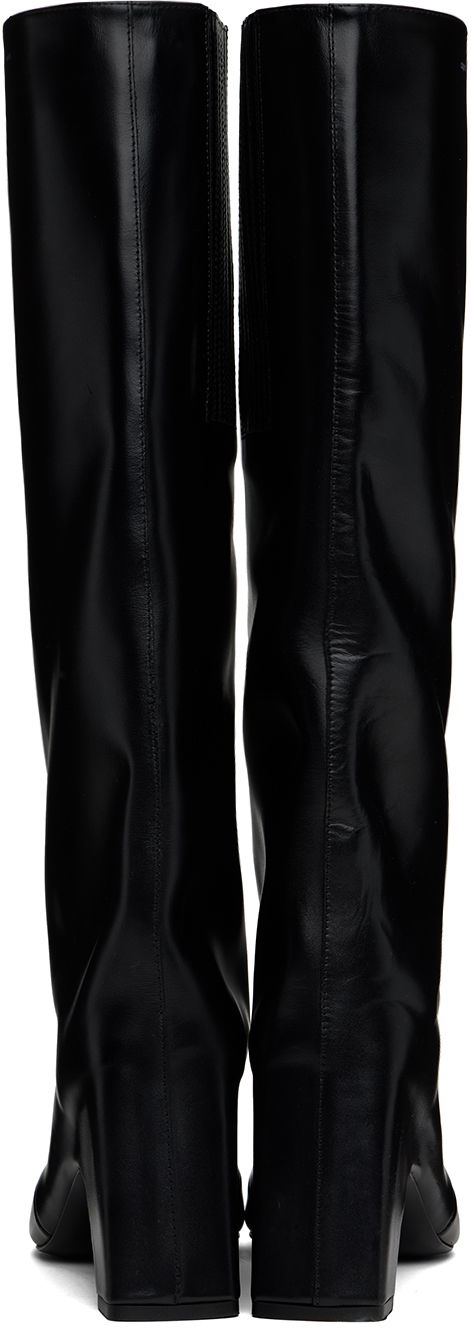 Kjole Coperni Coperni Bridge Leather Boots Sort | COPSH03857, 1