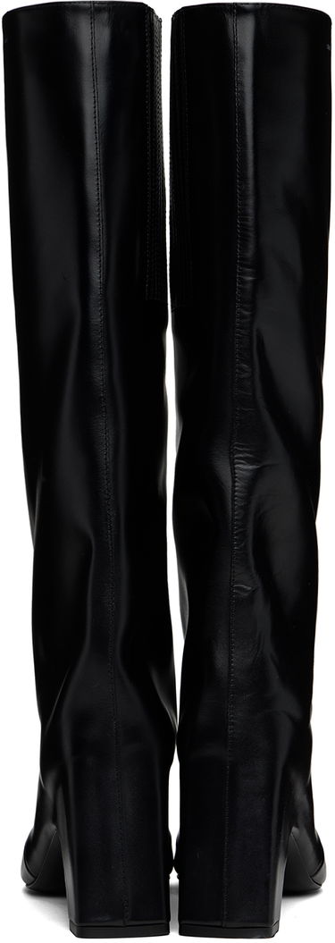 Kjole Coperni Coperni Bridge Leather Boots Sort | COPSH03857, 1
