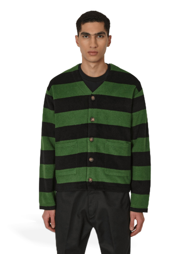 Sweater Pleasures Typo Cardigan Grøn | P22W014 GREEN