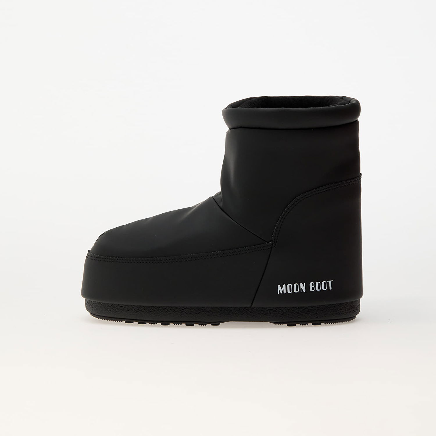 Sneakers og sko Moon Boot Sneakers Icon Low Nolace Rubber Black EUR 36-38 Sort | 80D1409410-N001, 0