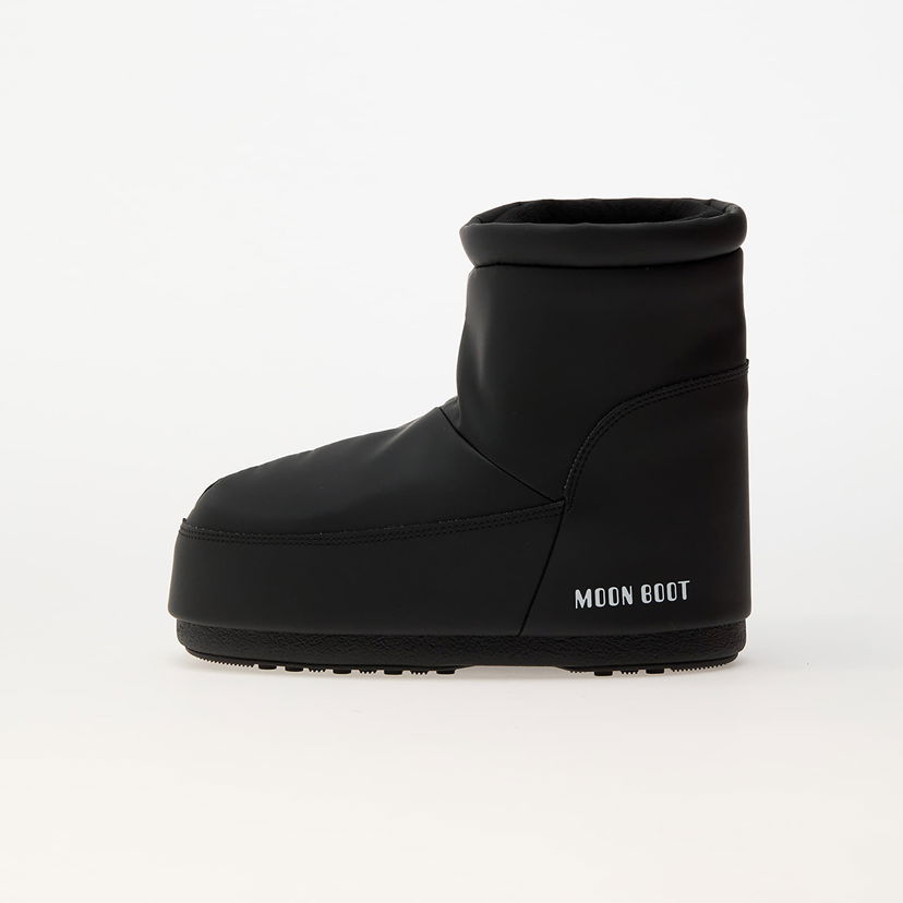 Sneakers og sko Moon Boot Sneakers Icon Low Nolace Rubber Black EUR 36-38 Sort | 80D1409410-N001