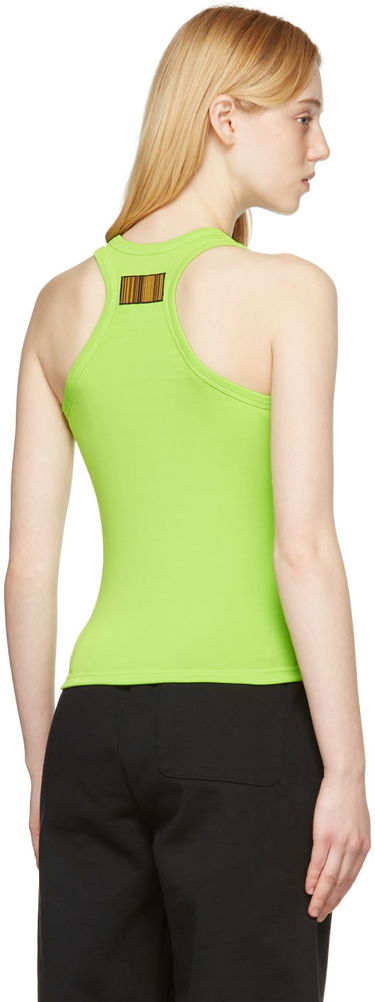 Tanktop VETEMENTS VTMNTS Barcode Tank Top Grøn | VL12TR840G, 2