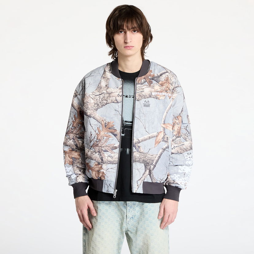 Bomberjakke Pleasures PLEASURES Dragon Bomber Jacket Grå | P25SP003 GREY