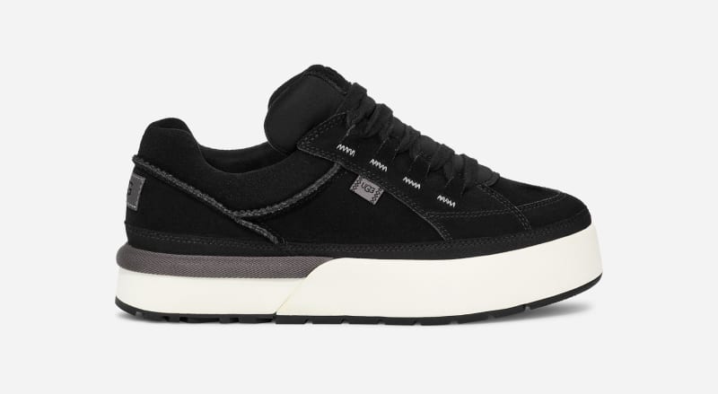 Sneakers og sko UGG ® Goldencush LT Trainer for Women in Black, Size 6, Suede Sort | 1152758-BLK, 0