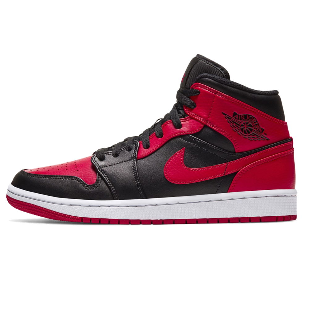 Sneakers og sko Jordan Air Jordan 1 Mid "Banned" Sort | 554724-074, 0