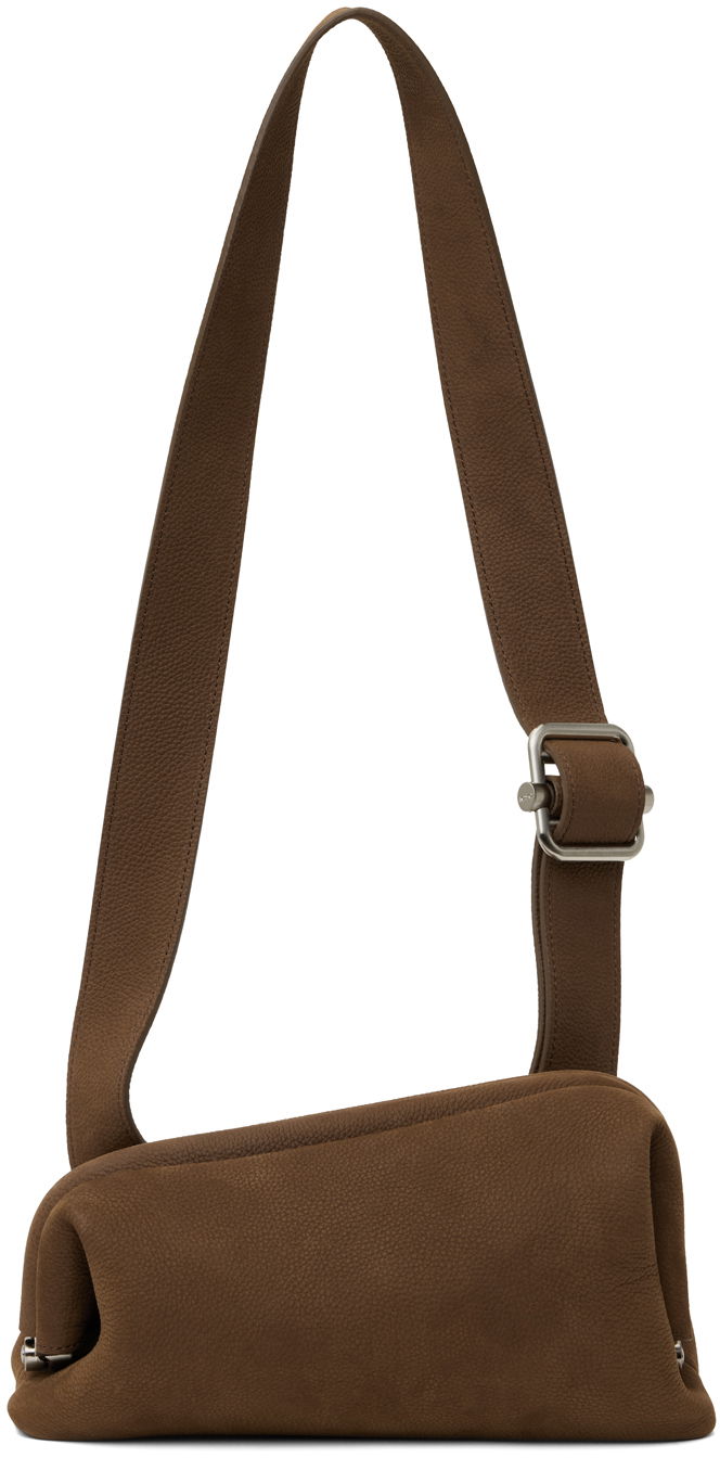 Skuldertaske OSOI Slide Leather Shoulder Bag Brun | 24FWB010167048