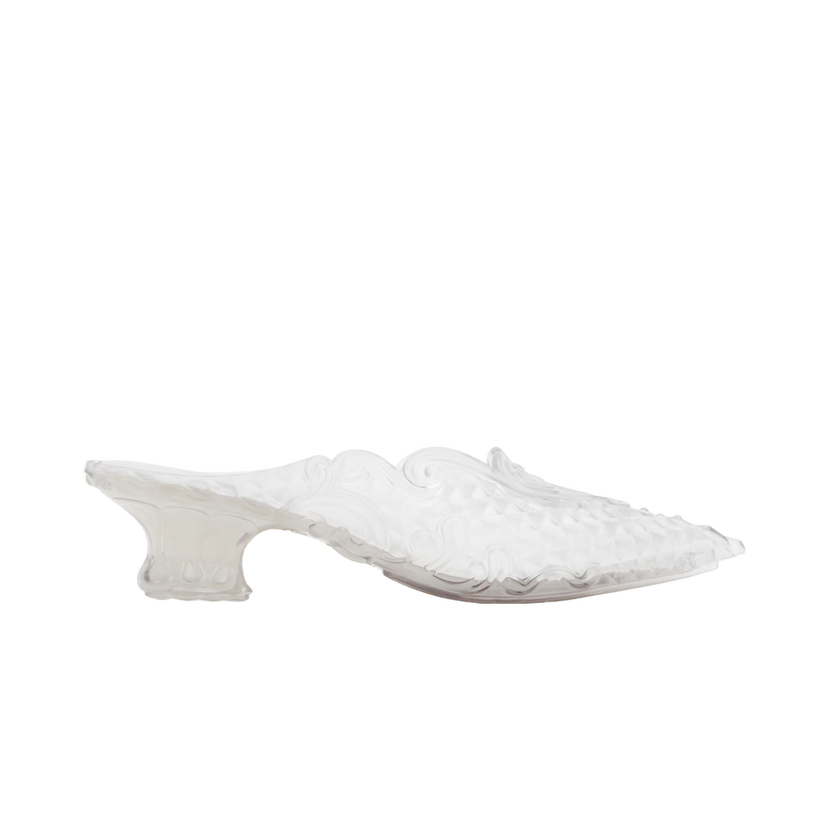 Sneakers og sko Y/PROJECT Transparent Melissa Edition Point Mules Hvid | 530PU003