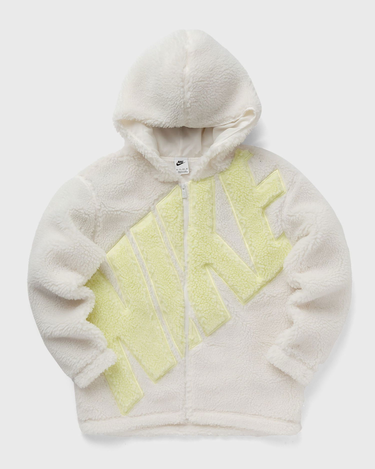Jakke Nike Sportswear Logo High-Pile Jacket W Beige | FB8695-133, 0