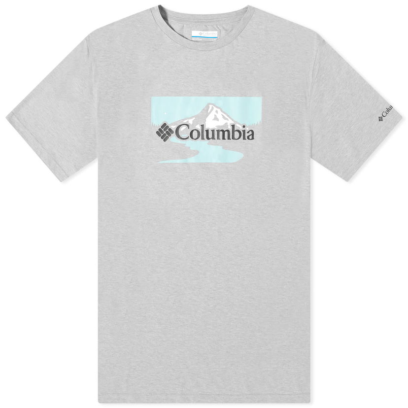 T-shirt Columbia Graphic T-Shirt Path Lake Peak Grå | 1934814-043
