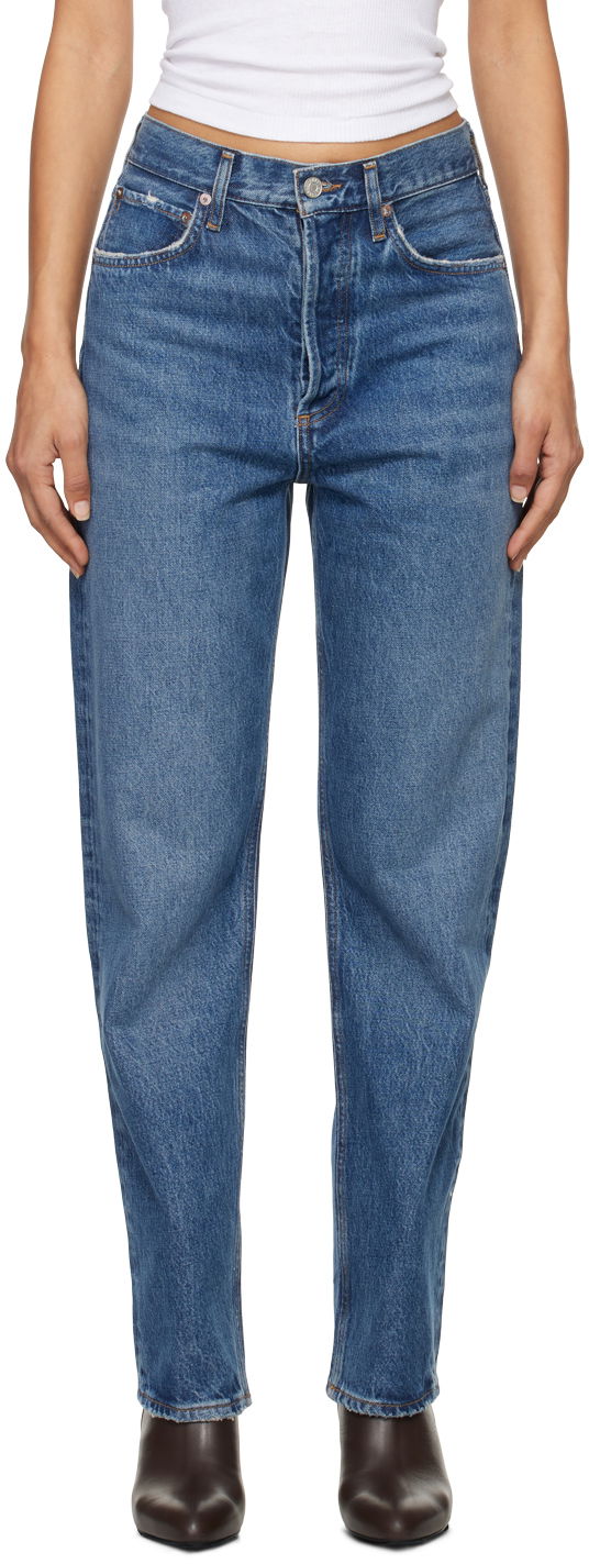 Jeans AGOLDE AGOLDE 90's Mid Rise Straight Jeans Blå | A069-1535