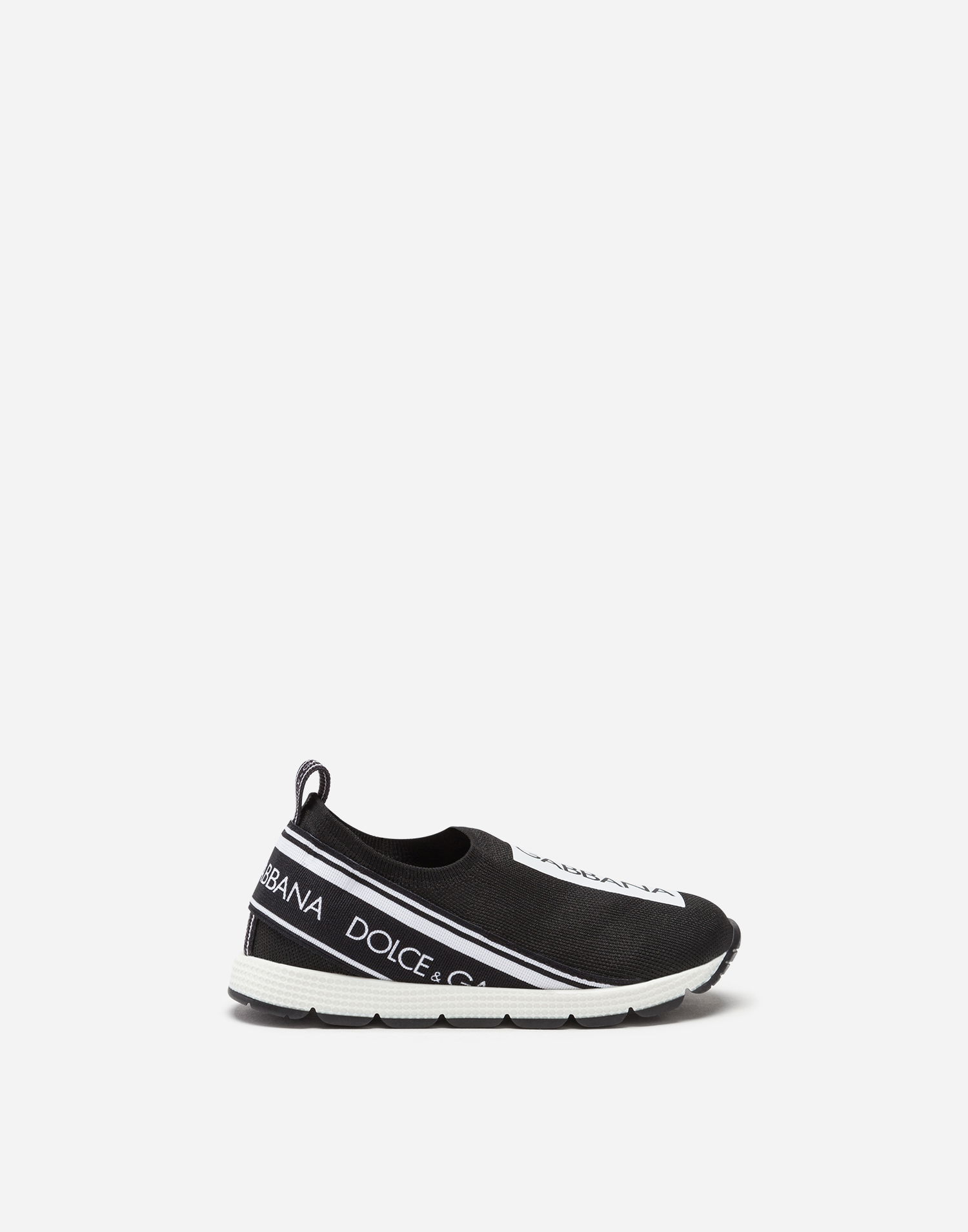 Sneakers og sko Dolce & Gabbana First Steps Sorrento Slip-on Logo Tape (19-26) Sort | DN0105AH67789690, 0