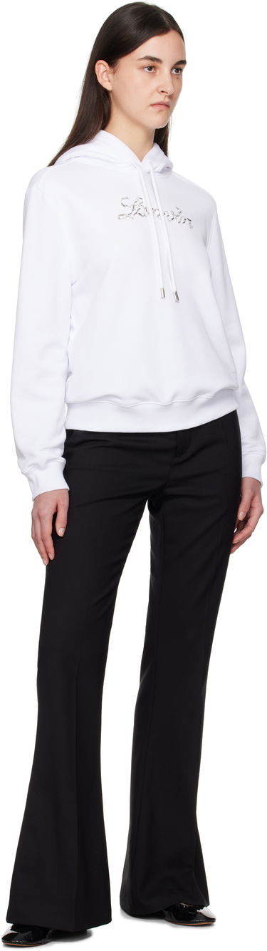 Sweatshirt LANVIN Lanvin Bead Embroidered Hoodie Hvid | RW-HO9003-J176-P25, 3