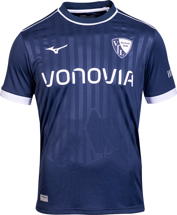 Jersey Mizuno VfL Bochum Home Jersey 2025/26 by Mizuno Mørkeblå | p2gacx01-14