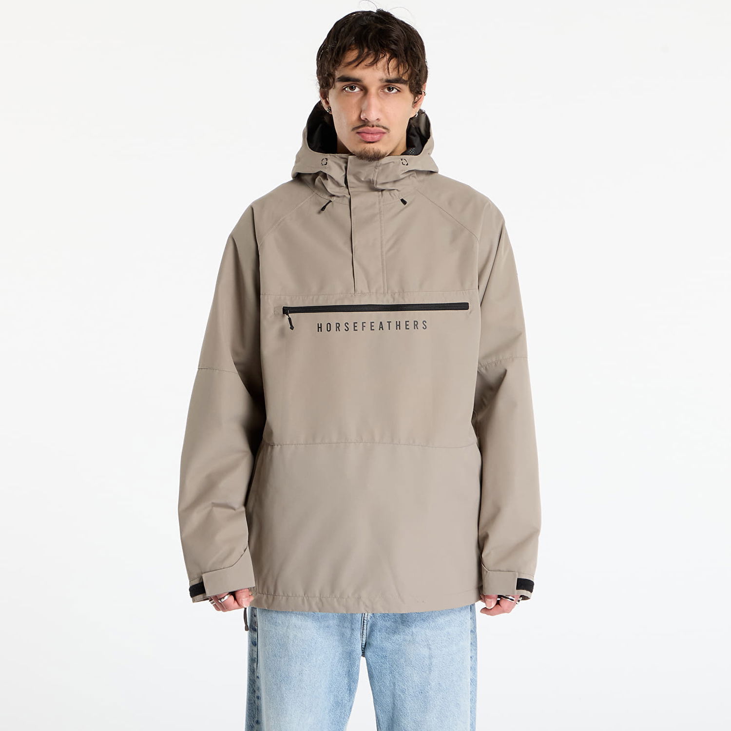 Vindjakke Horsefeathers Donnie Jacket Beige | OM319I, 0