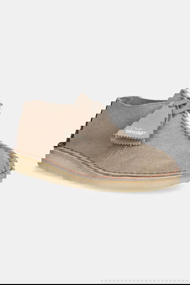 Sneakers og sko Clarks Originals Desert Trek Suede Flat-Heel Boots Beige | 26178464, 0