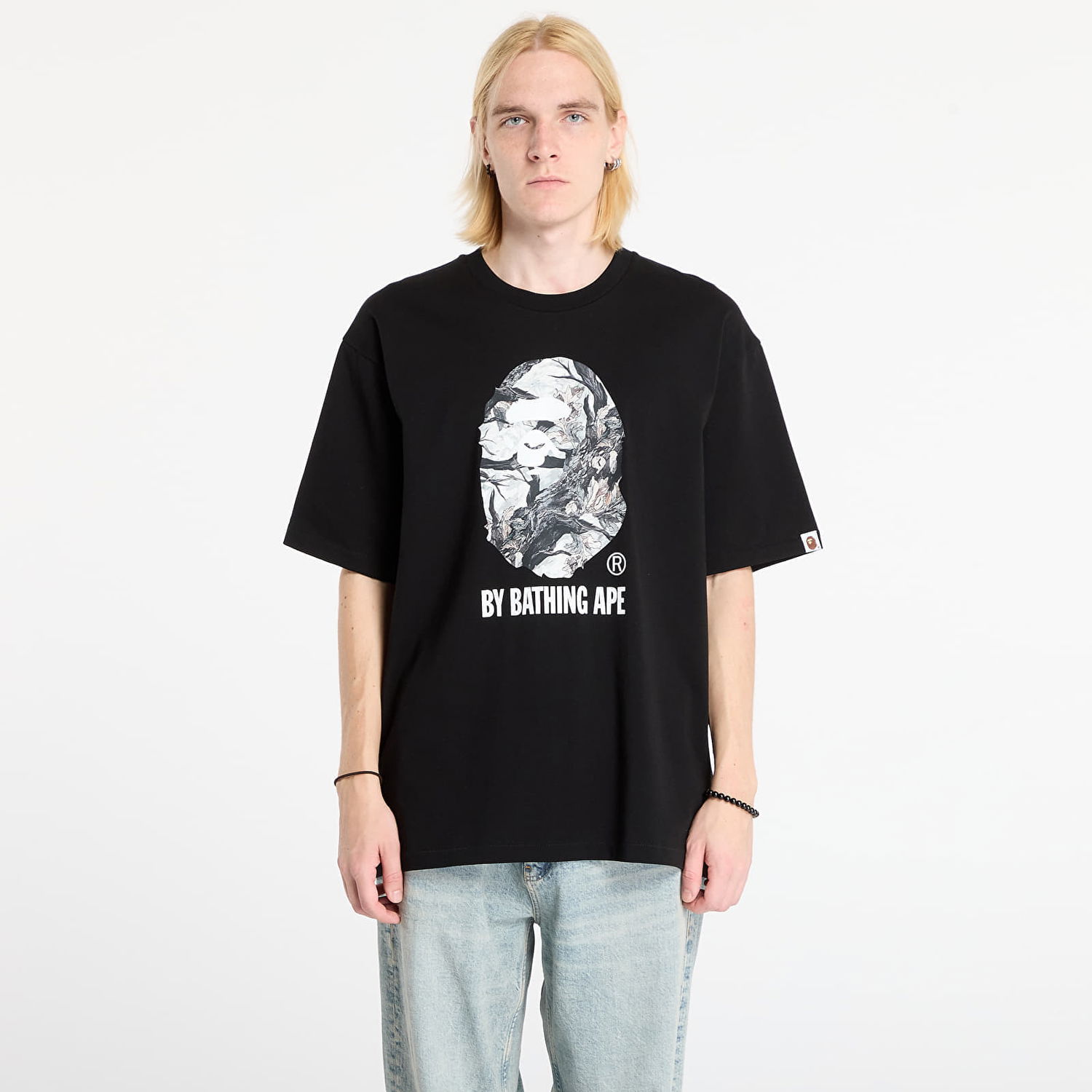 T-shirt BAPE Tree Edge Camo Relaxed Fit T-Shirt Sort | 001TEL801304MBLK, 0