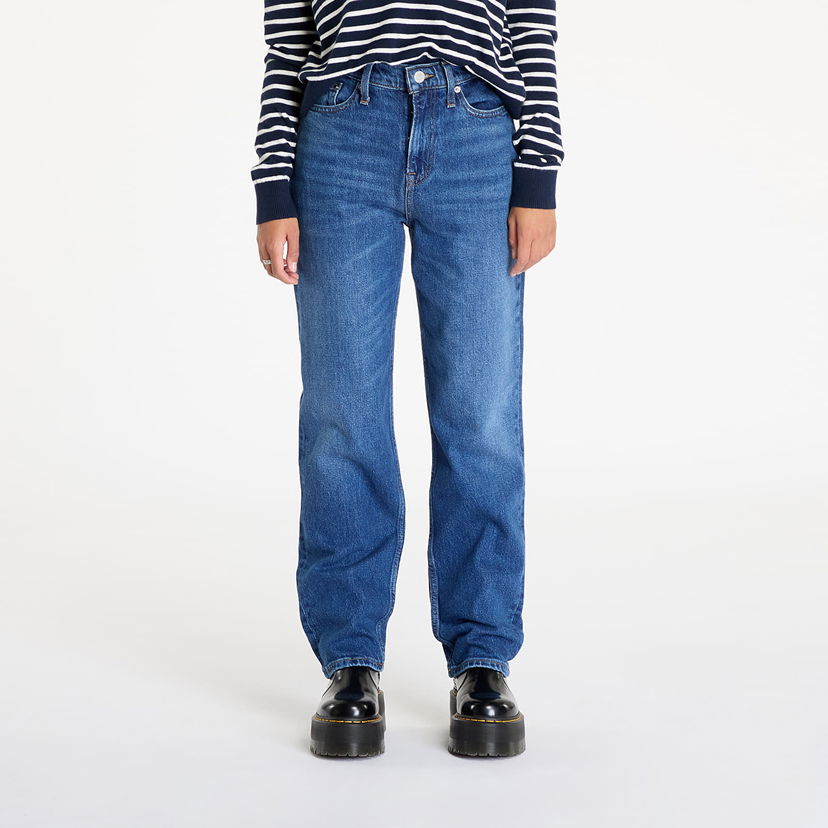 Jeans Tommy Hilfiger Izzie Hgh Slim Straight Jeans Denim Blå | DW0DW19600 1BK