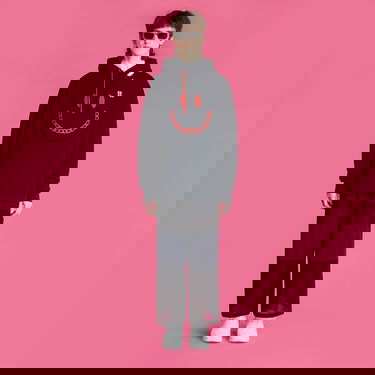 Sweatshirt RAF SIMONS Regular Fit Hoodie With Print Destroy Washed Sort | 224-164-19003-0099, 1