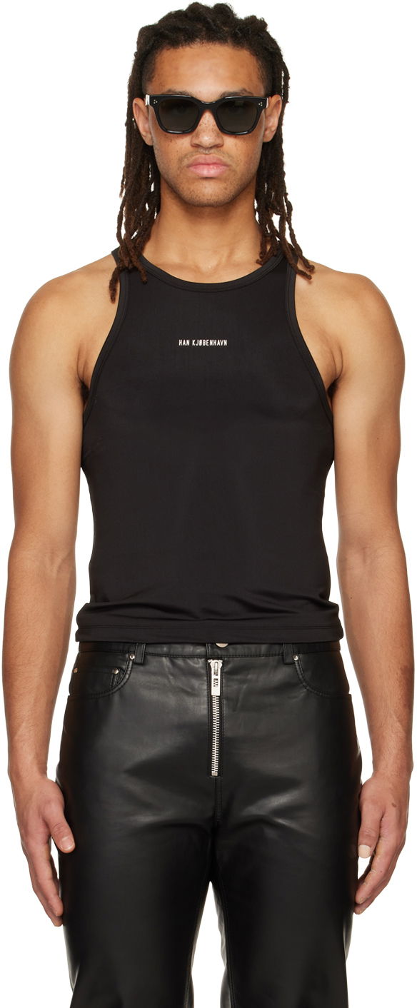 Tanktop Han Kjøbenhavn Racer Tank Top Sort | W-132610