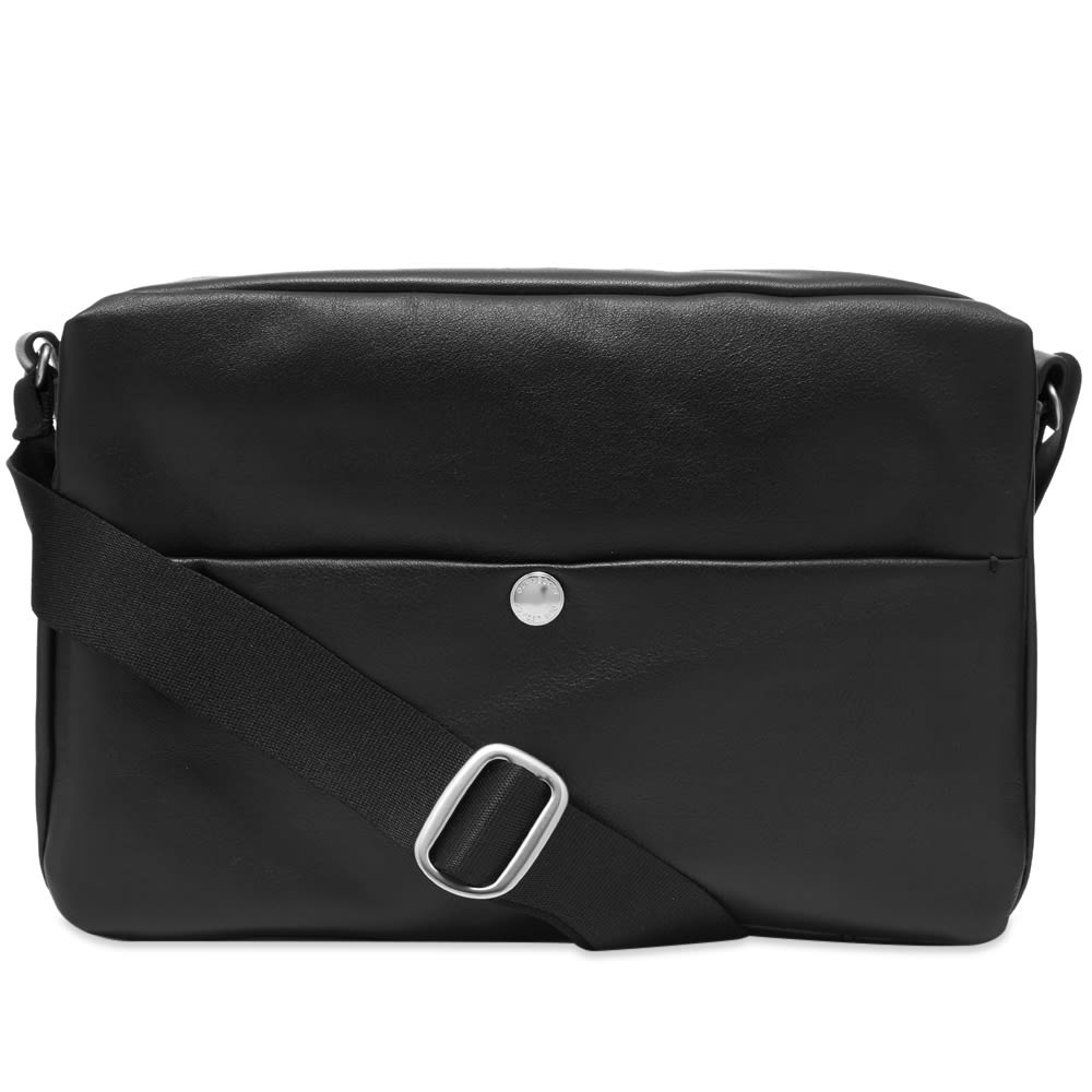 Skuldertaske OUR LEGACY Wash Bag Black Leather Sort | SL2198DBT, 0