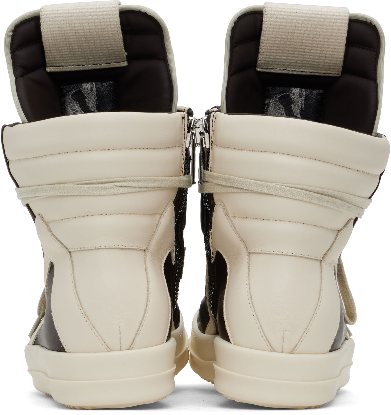 Sneakers og sko Rick Owens Rick Owens Hollywood Geobasket Brun | RU01E5894 LGYLCO, 1