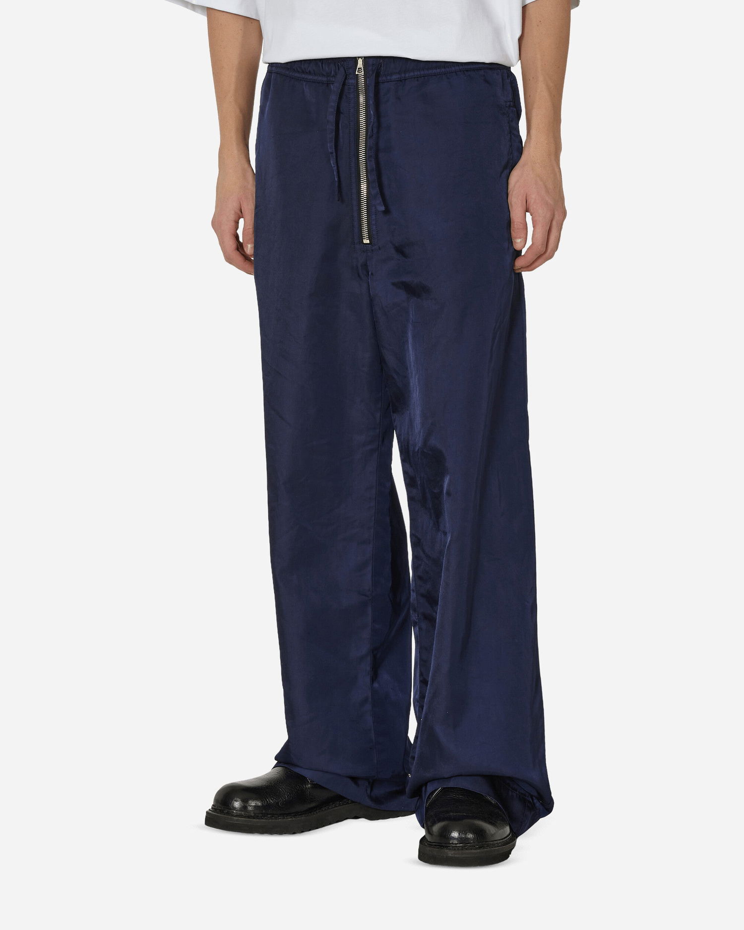 Bukser Dries Van Noten Overdyed Pants Mørkeblå | 241-020924-8204 504, 0