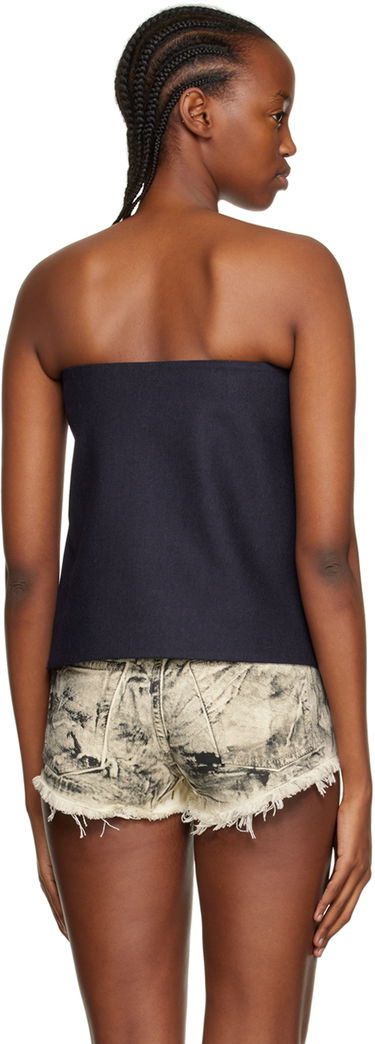 Tanktop We11done We11done Tube Top Mørkeblå | WD-BL3-22-134-W-NV, 2