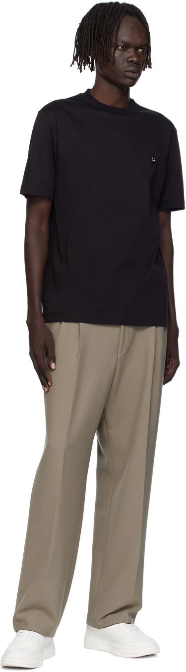 Bukser BOSS Relaxed Fit Double Pleat Trousers Grøn | 50551532, 4