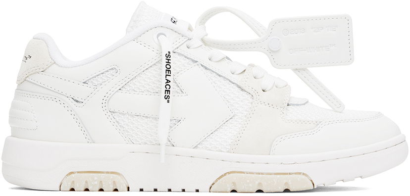 Sneakers og sko Off-White Slim Out Of Office Hvid | OMIA243C99LEA0020101