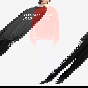 Sweatshirt Fear of God Heavy Fleece Crew Sweat by Fear of God ESSENTIALS Rød | 192BT246236F, 4