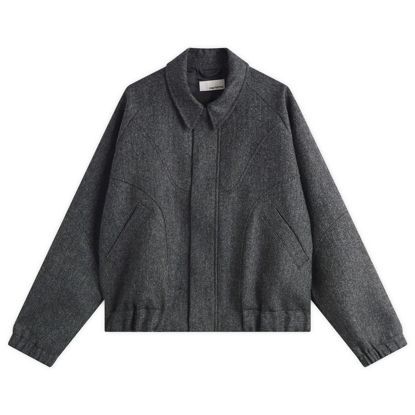 Jakke sage NATION Wool Jiji Jacket Grå | S052-DGH
